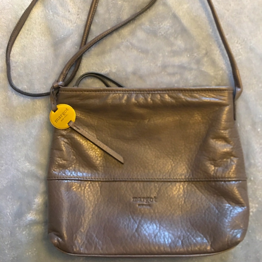 Margot taupe color crossbody